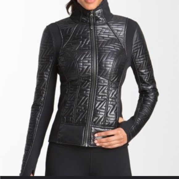 Zella Jackets & Blazers - Zella Quilted Jacket Black Sz XL